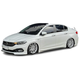 Fiat Egea (2015 - 2022) Custom Yan Marşpiyel Seti (Plastik)